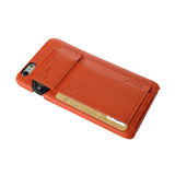  iPhone 6 Rfid Genuine Leather Case Protection And Key Holder In Tangerine