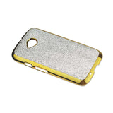  Motorola Moto E (2015) Jewelry Slim Karat Glitter Case In Silver