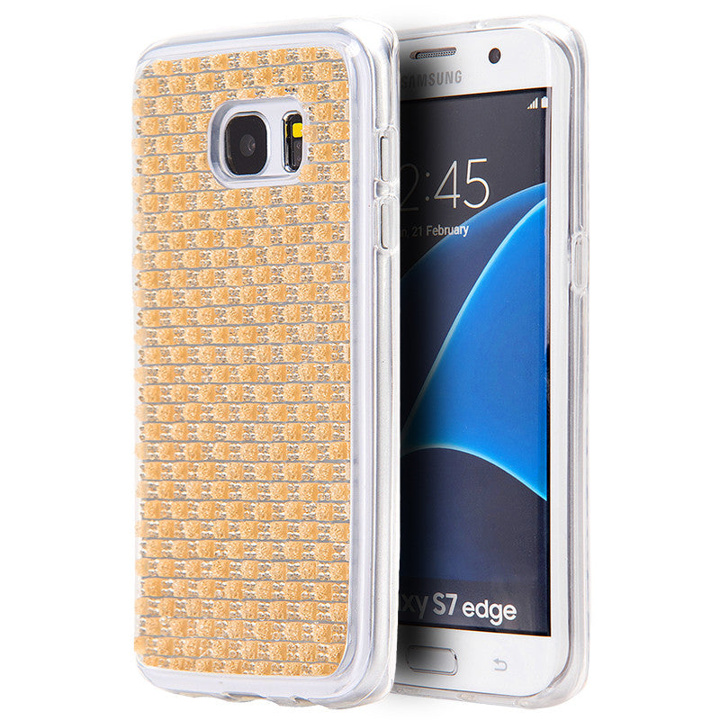 Samsung Galaxy S7 Edge Crystal Skin Case W/  Icy Bling Diamonds