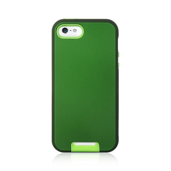 High End iPhone 5/5S Standed   Skin +   Rubber Case