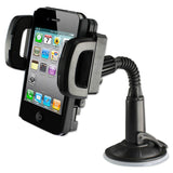  Universal Suction Glass Window Phone Holder In Black