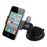  360 Universal Suction Glass Window Phone Holder In Black