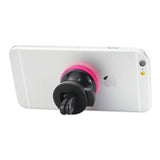  Universal Air Vent Magnetic Car Mount Phone Holder In Black Hot Pink