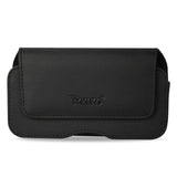 Horizontal Leather Pouch Samsung Galaxy Note2 Plus-Black With Belt Hoops And Magnetic Inner Size: 6.34X3.57X0.77Inch