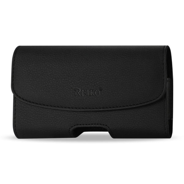 Horizontal Leather Pouch Samsung Galaxy S5 Plus- With Embossed Logo Inner Size: 5.99X3.25X0.72Inch