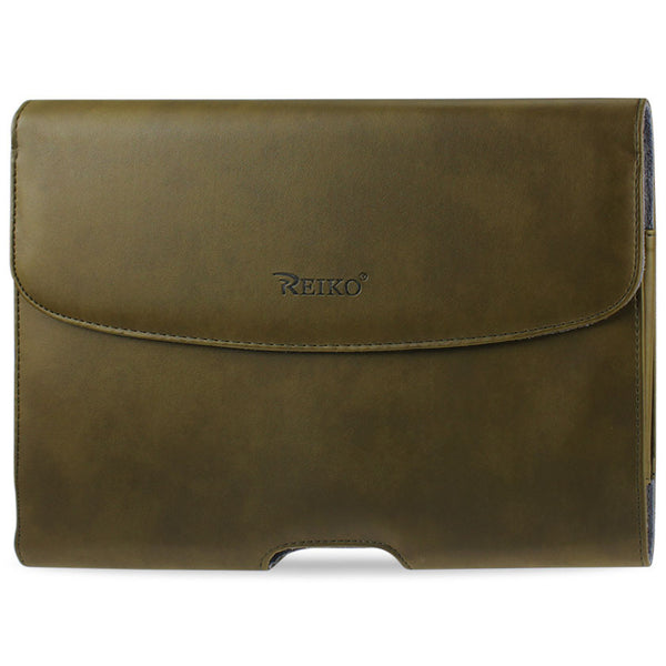 Smooth Horizontal Leather Pouch