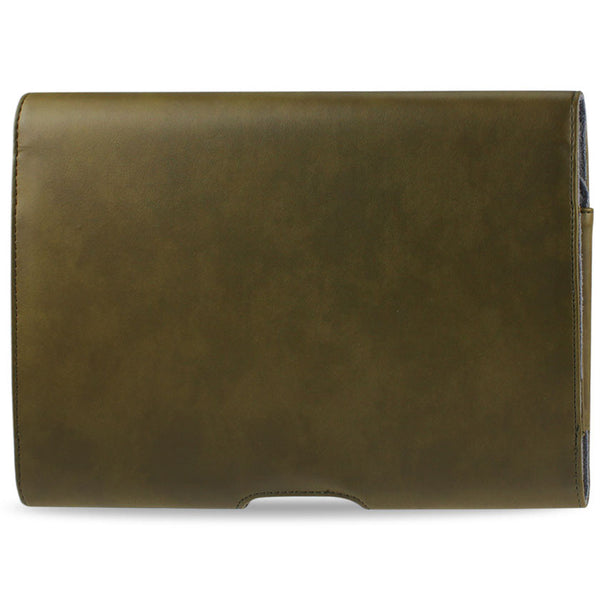 Smooth Horizontal Leather Pouch