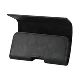 Horizontal Pouch Samsung Note I9220/ N7000 Plus-Black W. Flat Closure & Embossed Logo Inner Size: 6.18X3.67X0.78Inch