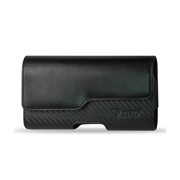 Horizontal Z Lid Pouch iPhone 5 Plus- With Mat Pattern Inner Size: 5.27X2.71X0.7Inch