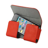 Horizontal Pouch With Easy Take Out Design iPhone4 Plus Orange