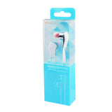  Colorful In Ear Headphones With Tangle Free Cable And Mic In White