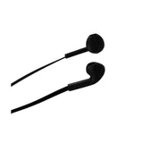 In Ear Headphones With Volume Remote Control And Mic In Black