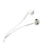 In Ear Headphones With Volume Remote Control And Mic In White