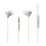 In Ear Headphones With Braided Cable And Mic