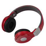  Detachable Overhead Headphones With Mic In Red