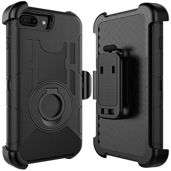 Apple iPhone7 Plus Anti-Shock Case Holster Combo W/ Stand