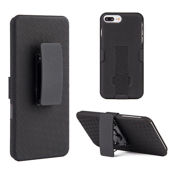 Apple iPhone7 Plus Snap On Case Skew Pc With Holster Combo