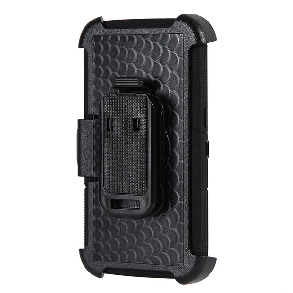 Samsung Galaxy S7 Anti-Shock Case Holster Combo W/ Ring Stand