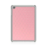 Apple? iPad? Mini Chrome Case Plaid Studded Diamond