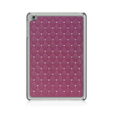 Apple? iPad? Mini Chrome Case Plaid Studded Diamond