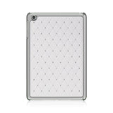 Apple? iPad? Mini Chrome Case Plaid Studded Diamond