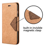 Apple iPhone 6/6S Pyramid Leather Wallet Case 