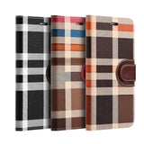 Apple iPhone7 Plaid Wallet With Card Slot 