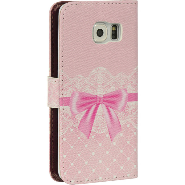 Samsung Galaxy S6 Fancy Wallet W/ Card Slots