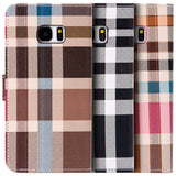 Samsung Galaxy S7 Plaid Wallet W/  Card Slot 