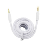  Stereo Male To Male Audio Cable 3.2Ft In White