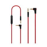 Right Angle Male To Male Tangle-Free Stereo Audio Cable With Volume Control 3.9Fts