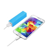  2200Mah Universal Power Bank With Cable In Blue