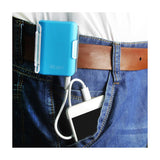  4000Mah Universal Power Bank With Cable In Blue