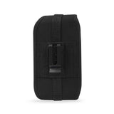 Vertical Buckle Belt Clip Rugged Pouch For iPhone5 Plus Black