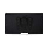 Horizontal Rugged Pouch Samsung Mega 6.3 Slim-Black With Belt Hoops And Magnetic Inner Size: 6.75X3.61X0.46Inch