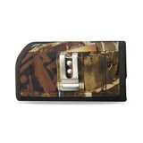 Horizontal Rugged Pouch With Samsung Galaxy Mega 6.3Inch Plus Leaves Pattern