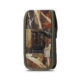 Vertical Rugged Pouch iPhone6/ 6S Plus 5.5Inch Plus Camouflag With Meta Logo And Velcro Inner Size: 6.62X3.46X0.68Inch