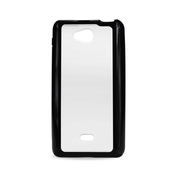 LG Spirit 4G Frame Bumper Clear Back Case