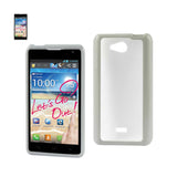 LG Spirit 4G Frame Bumper Clear Back Case