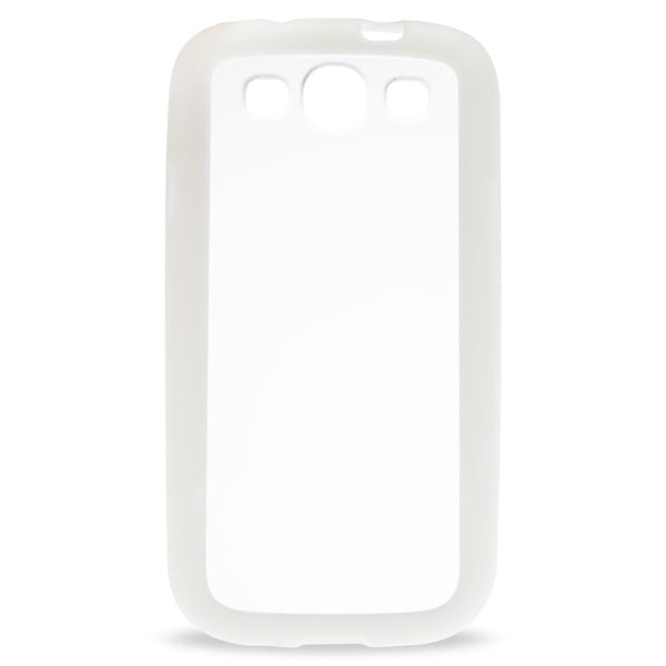 Samsung Galaxy S3 Frame Bumper Clear Back Case