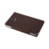  Samsung Galaxy Note 3 Smart Window Flip Folio Case In Brown