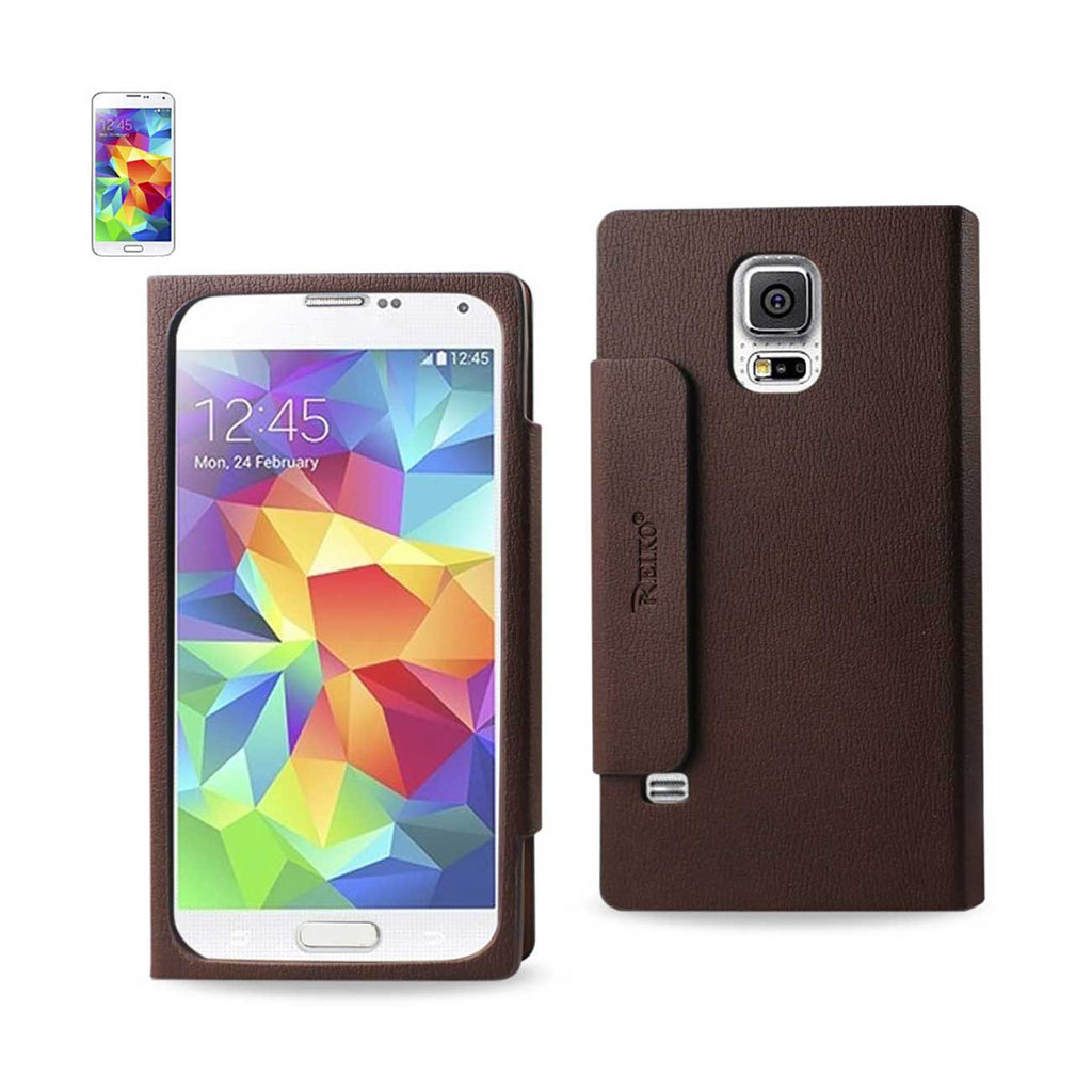 Samsung Galaxy S5 Smart Window Flip Folio Case