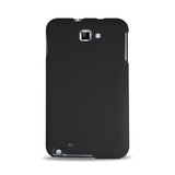  Samsung Galaxy Note Two Parts Rubberized Silicone Case In Black