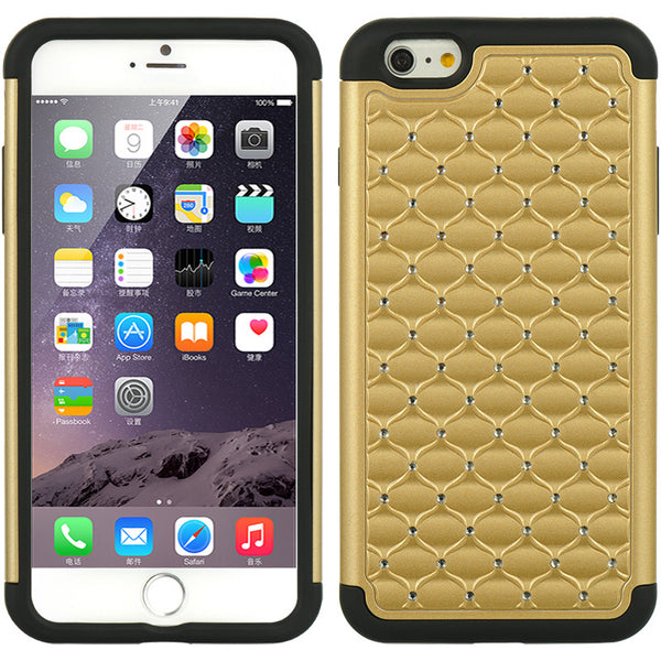 Apple iPhone 6 Plus/6S Plus Hybrid Studded Diamond Case