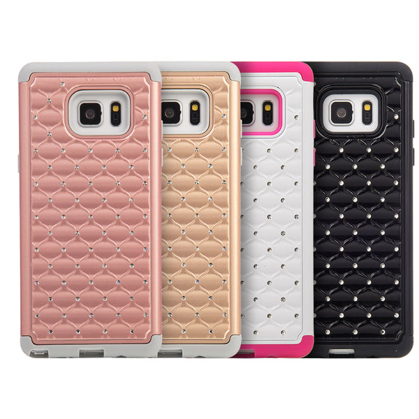 Samsung Galaxy Note 7 Hybrid Studded Diamond Case