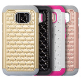 Samsung Galaxy S7 Active Hybrid Studded Diamond Case 