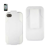 iPhone 4G Hybrid Heavy Duty Holster Combo Kickstand Case