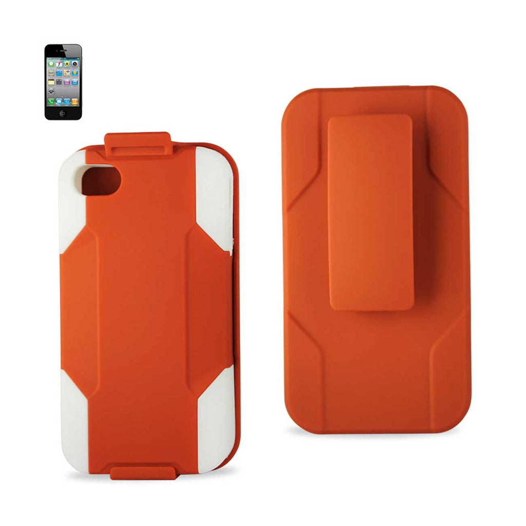 iPhone 4/ 4G Hybrid Heavy Duty Holster Combo Case