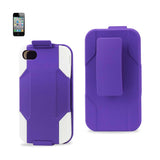 iPhone 4/ 4G Hybrid Heavy Duty Holster Combo Case