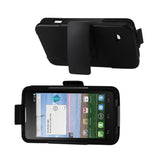  Alcatel One Touch Sonic Lte Hybrid Heavy Duty Holster Combo Case In Black